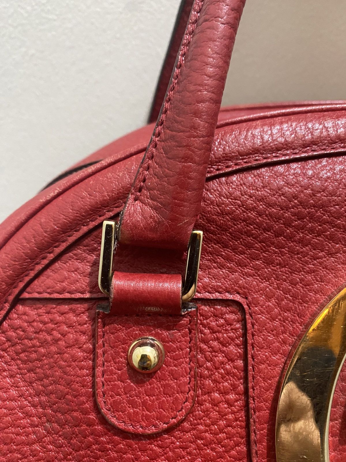 GUCCI LEATHER HANDBAG