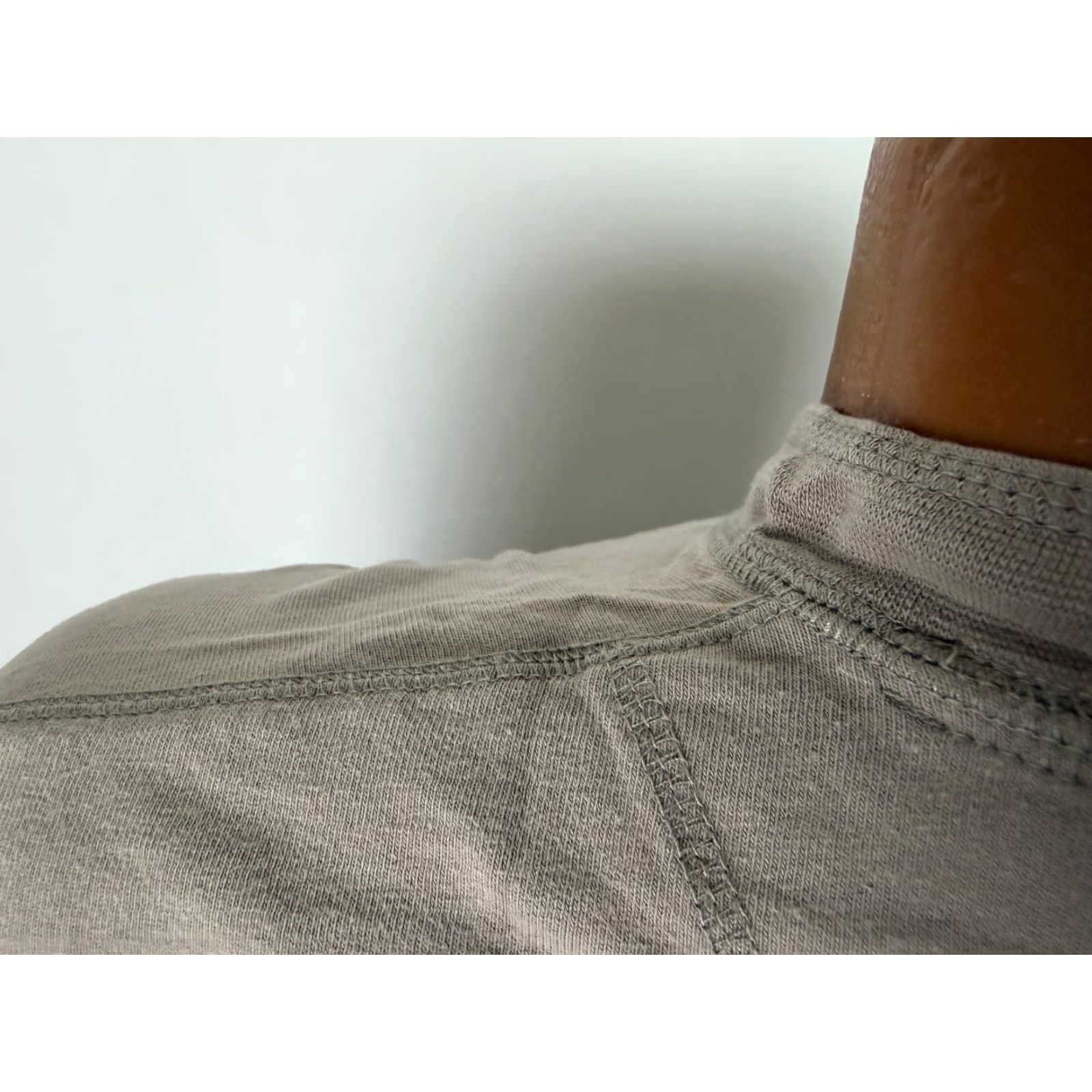 Vintage VINTAGE Outdoor Exchange Shirt Men L Beige Henley Midweight Cotton 90s Grunge Outdoor Mens Size US L / EU 52-54 / 3 - 7 Thumbnail