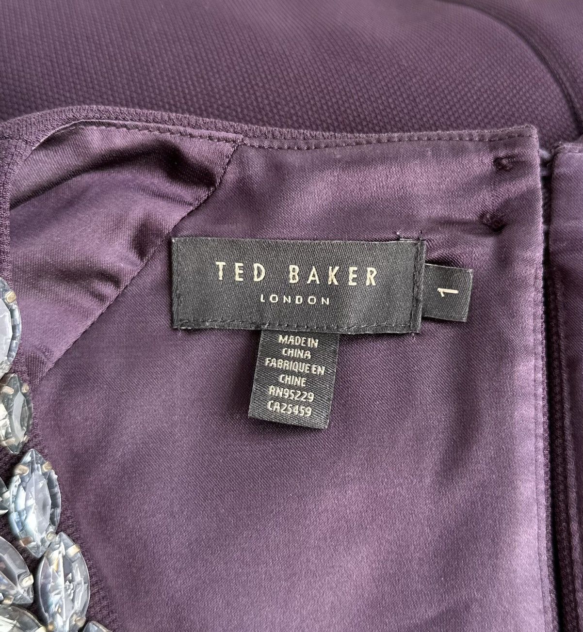 Ted Baker Ted Baker London Purple Romper Suit Women's Size 1 Size 28" / US 6 / IT 42 - 4 Thumbnail