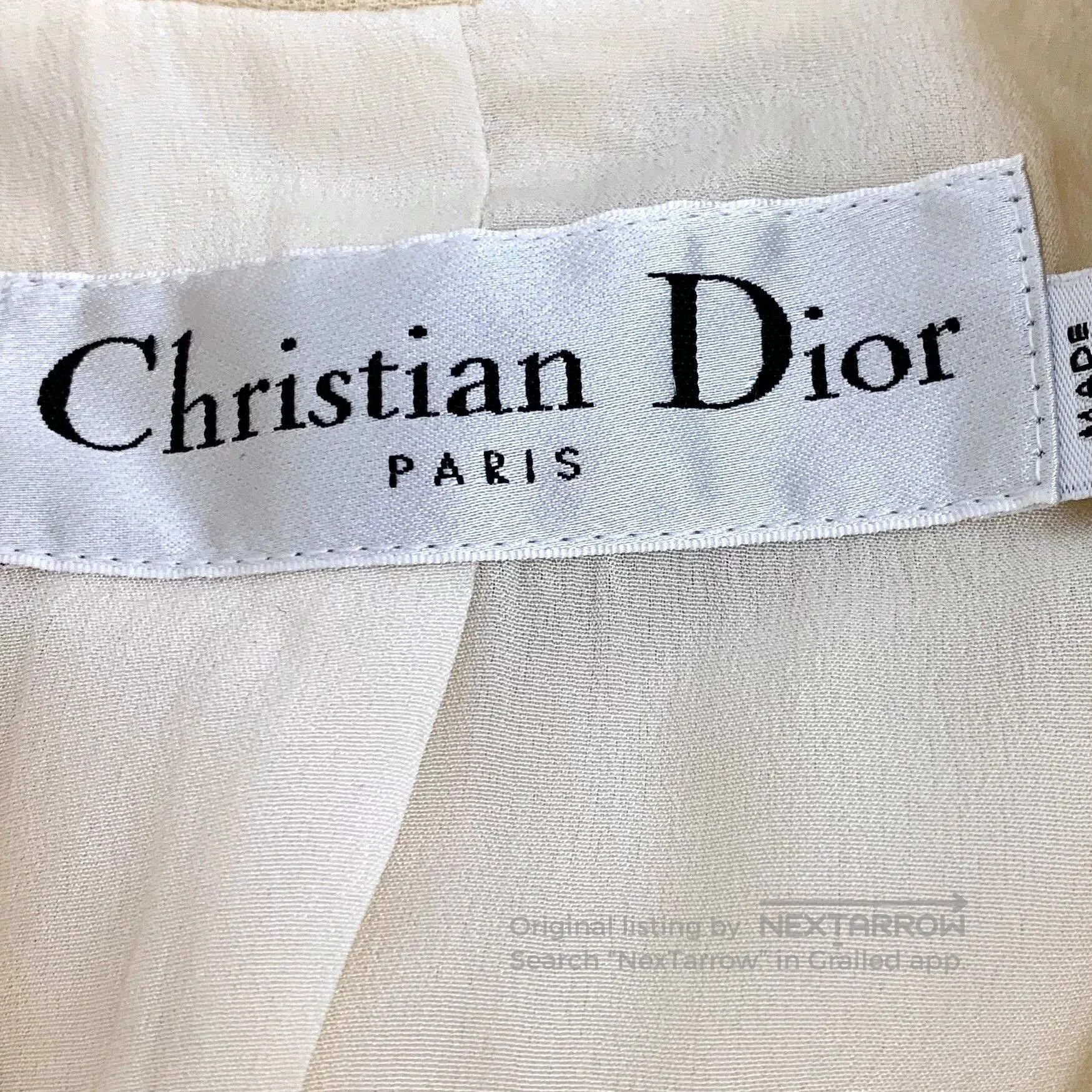 Dior beige wool sleeveless double. Size US 38 / EU 54 - 5 Thumbnail