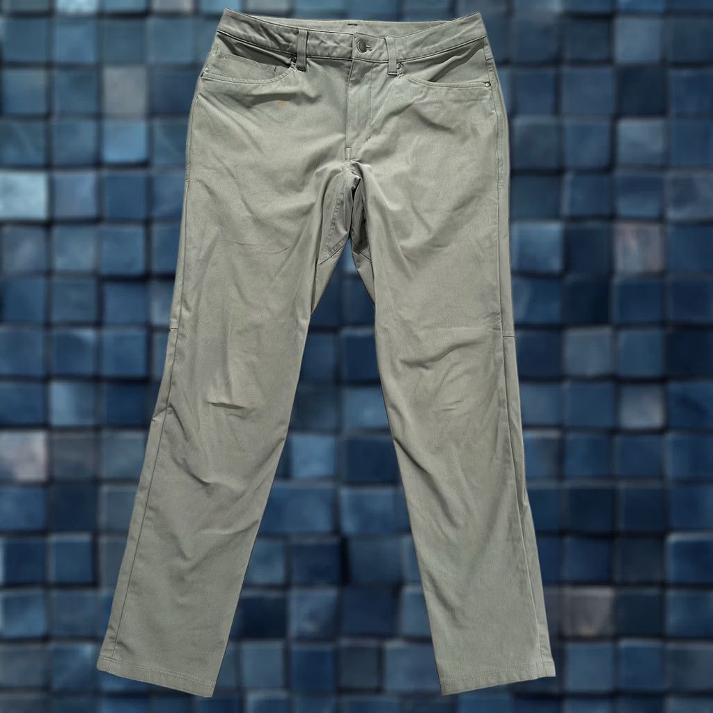 Lululemon Lululemon ABC Pants Mens 31 Green Slim Performance Warpstreme Chino LM5972S READ Size US 31 - 1 Thumbnail