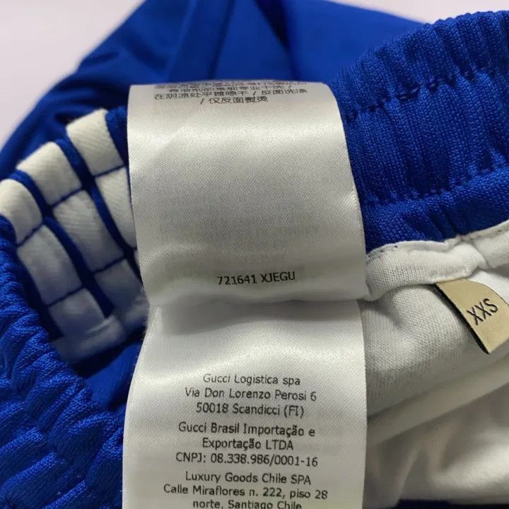 Gucci Gucci x Adidas Originals Blue Knit Pants-2507 Size 22" - 5 Thumbnail