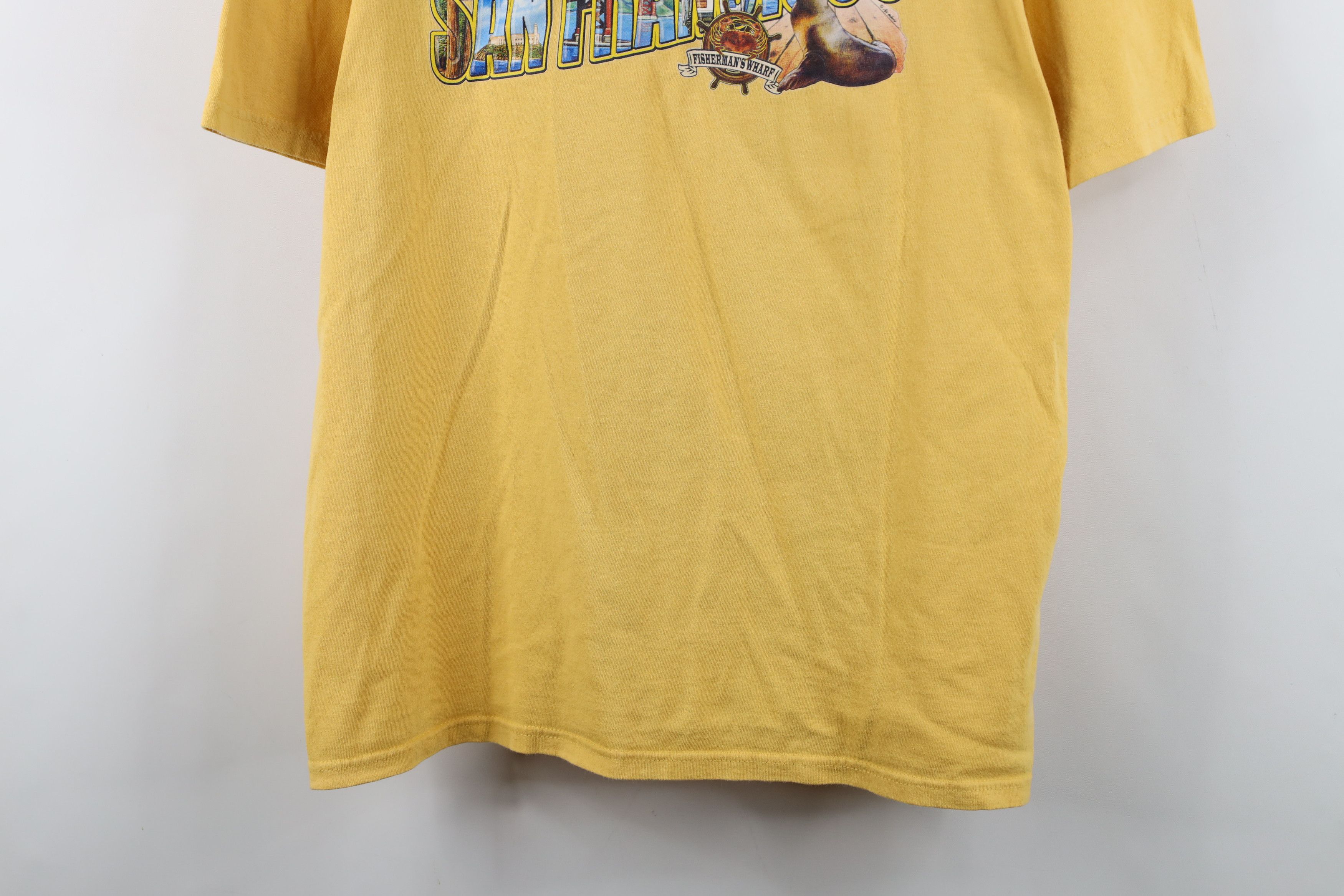 Vintage Vintage 90s Streetwear San Francisco Fishermans T-Shirt Size US L / EU 52-54 / 3 - 3 Thumbnail