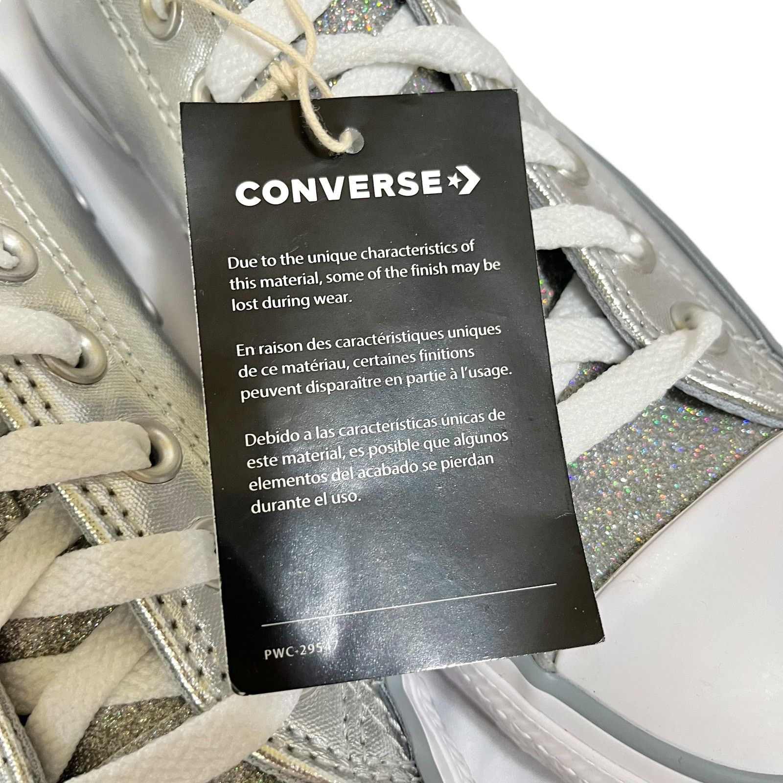 Converse NWT Converse Chuck Taylor All Star Silver Low Top Sneakers Size US 6.5 / IT 36.5 - 5 Thumbnail