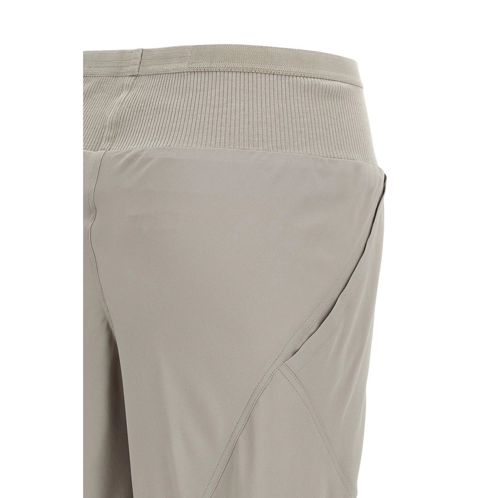 RICK OWENS Bias Gray Pants New & Authentic (Women's size:IT