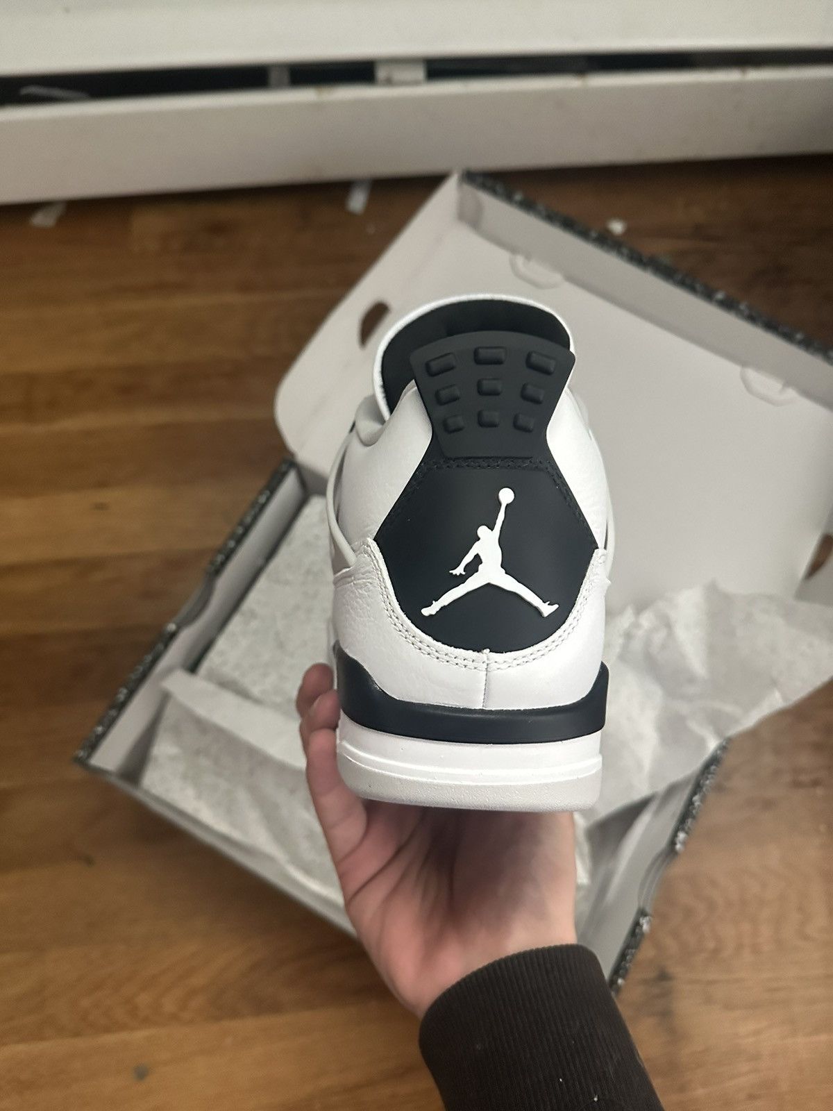 Jordan Brand × Nike Air Jordan 4 Military Black Size US 8.5 / EU 41-42 - 3 Thumbnail
