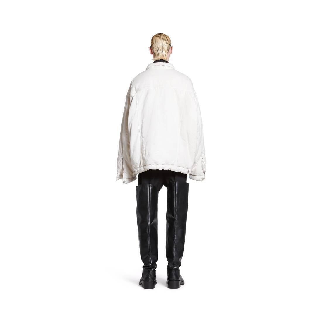 Balenciaga o1mt1gz0924 Padded Jacket in White Size US S / EU 44-46 / 1 - 4 Thumbnail