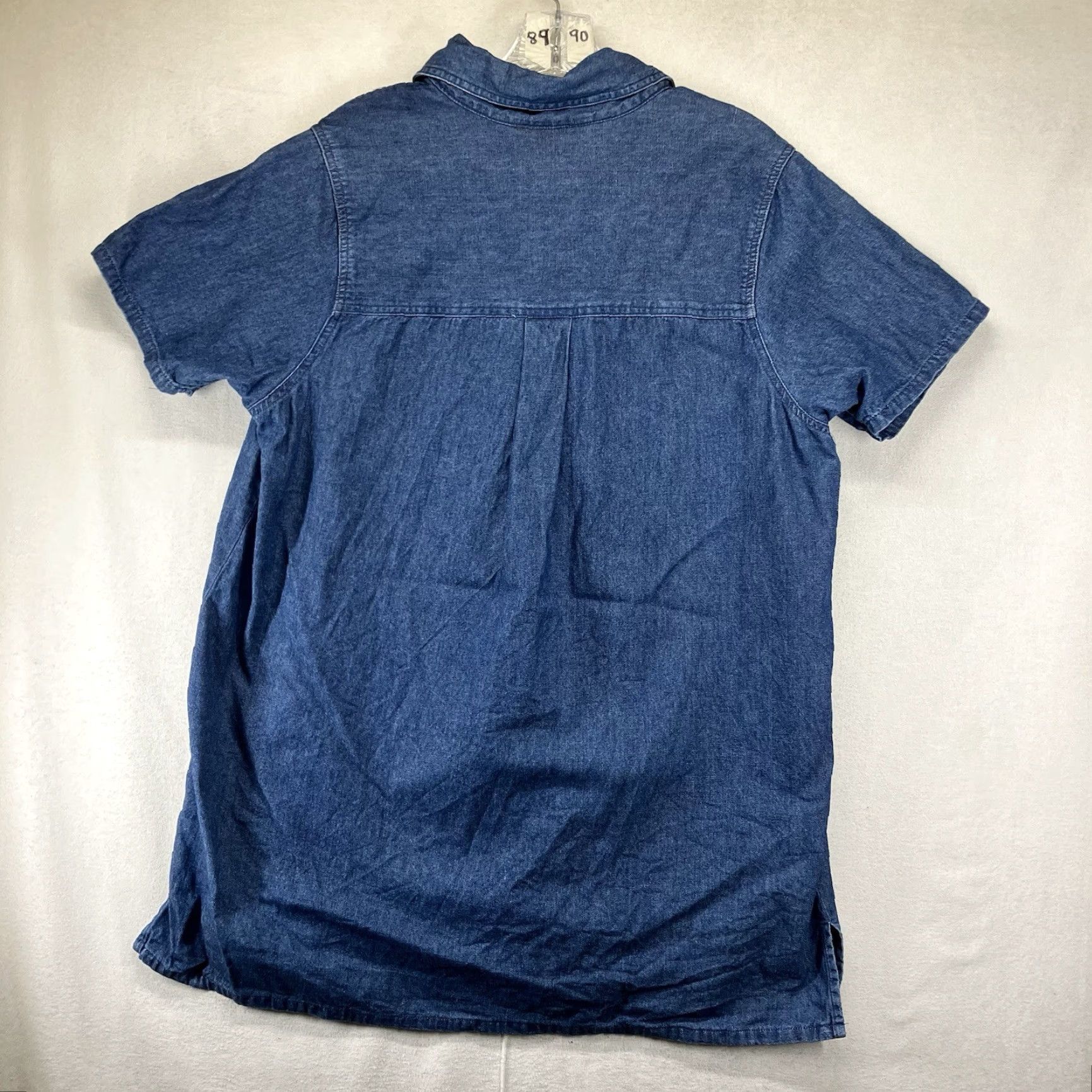 Vintage VINTAGE Denim 24/7 Button-Up Top Women's M Blue Cowboy Western 90s Retro Classic Size M / US 6-8 / IT 42-44 - 2 Thumbnail