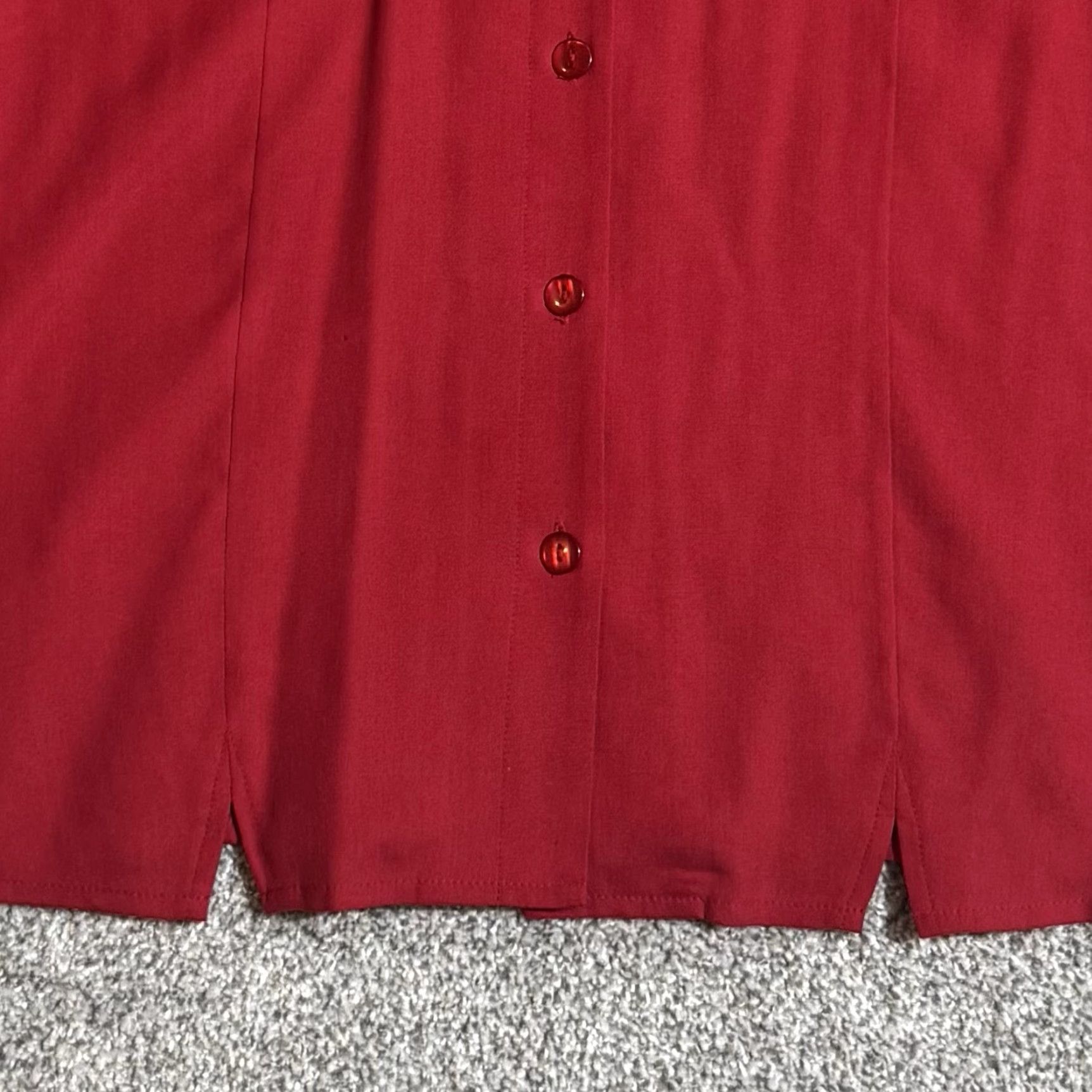 Vintage VINTAGE Anna and Frank Top Womens Medium Silk Office Smart Casual Button Up Shirt Size M / US 6-8 / IT 42-44 - 5 Thumbnail