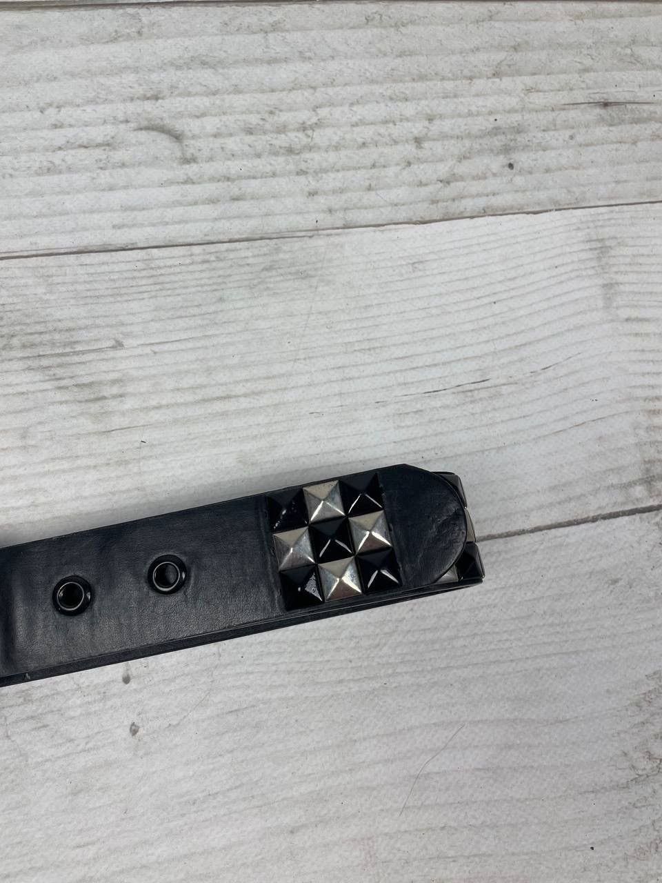 Vintage VINTAGE PUNK BELT LEATHER PYRAMID STUDDED 90S Y2K Size ONE SIZE - 4 Thumbnail