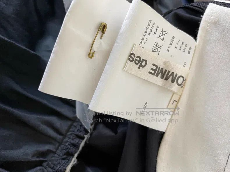 Other Comme Des Garcons size L Beaded satin half skirt Size 23" - 8 Thumbnail