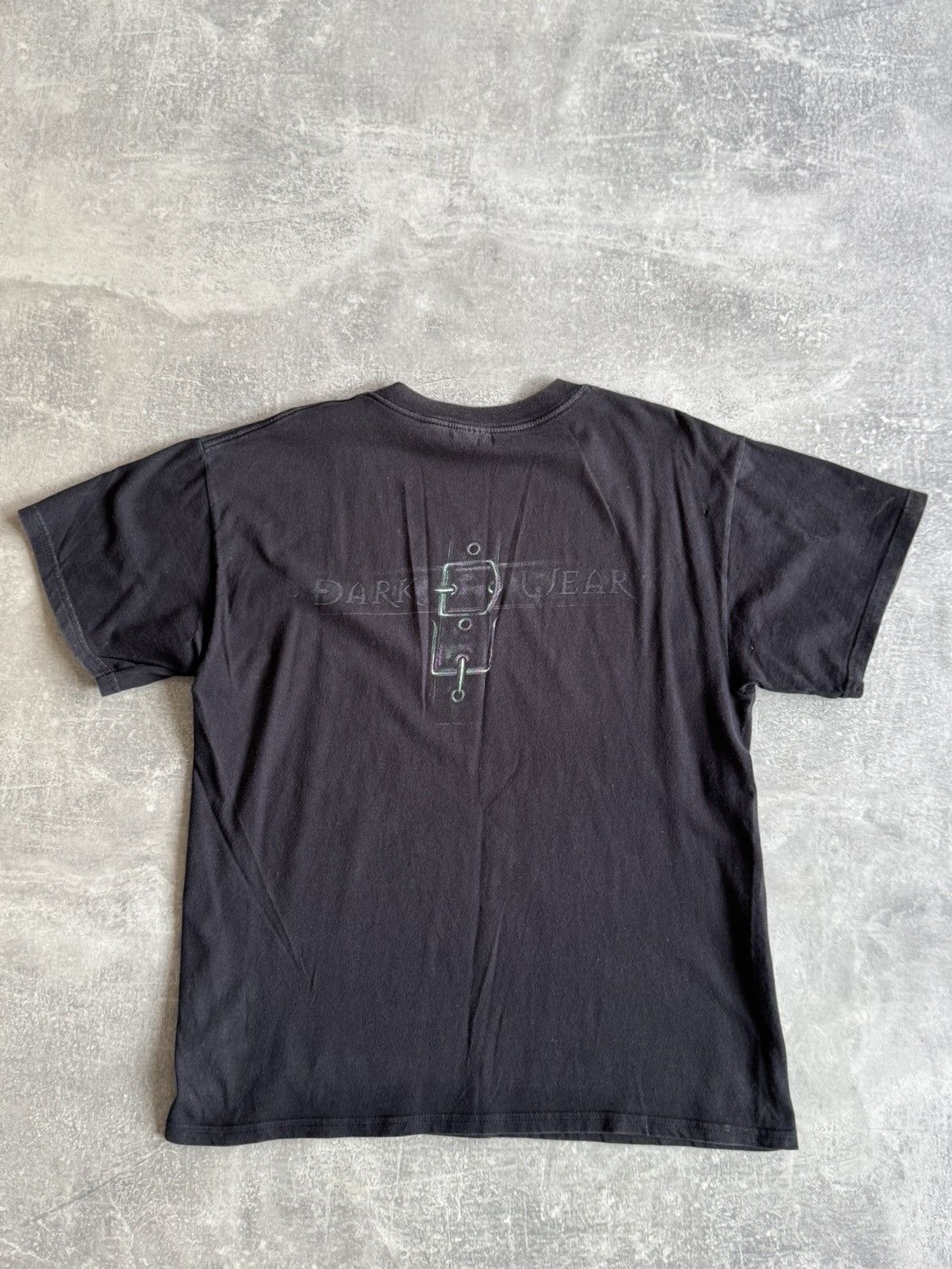 Vintage Vintage 90s Dark Wear Tribal Rave Rock Metal T-shirt Size US L / EU 52-54 / 3 - 3 Thumbnail