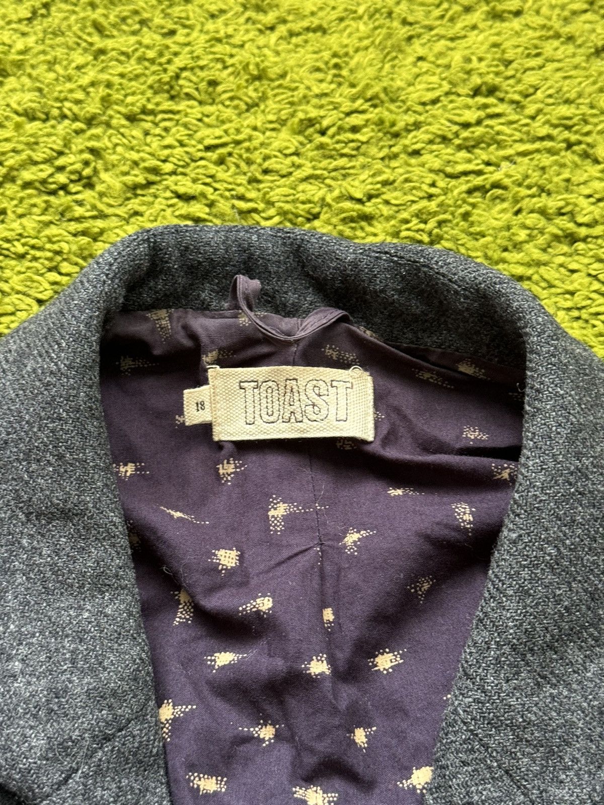 Designer Toast x Moon Tweed 100% lambswool avant garde jacket Size M / US 6-8 / IT 42-44 - 2 Thumbnail