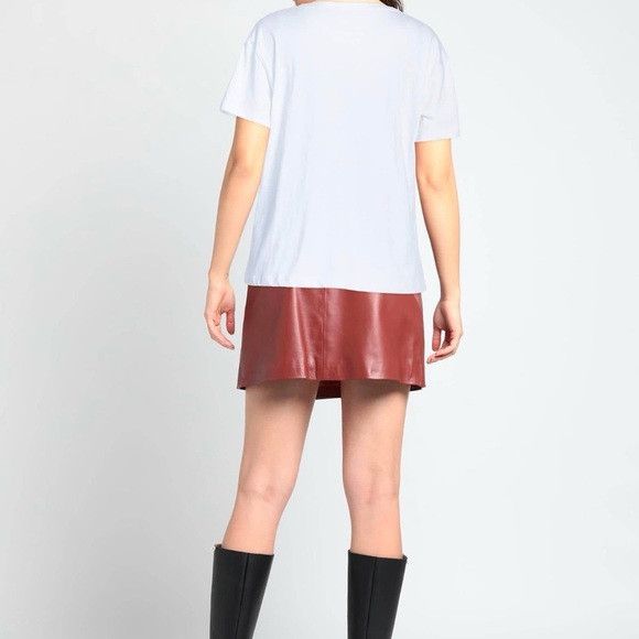 Emporio Armani Emporio Armani White Tee with Artistic Bottle Design Size M / US 6-8 / IT 42-44 - 3 Thumbnail