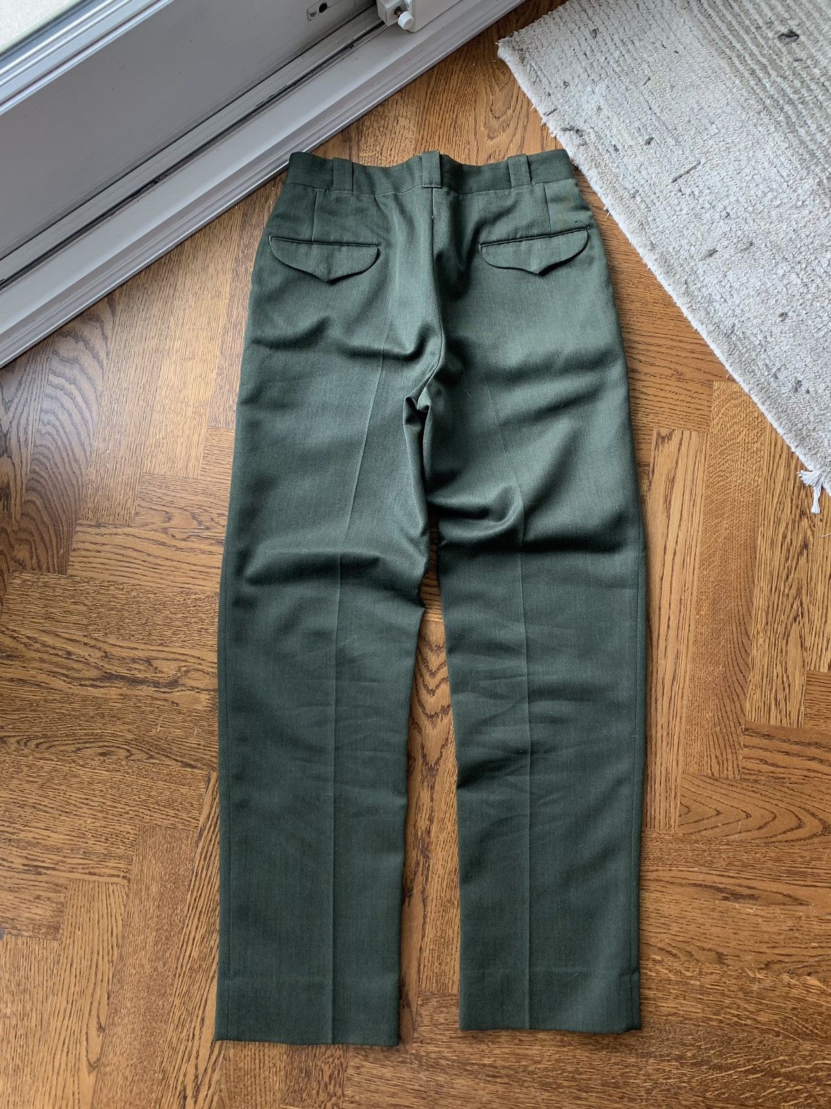 image of Military x Scout 1960S National Park Ranger Trousers Vintage Perma Press Army in Army Green (Size 3