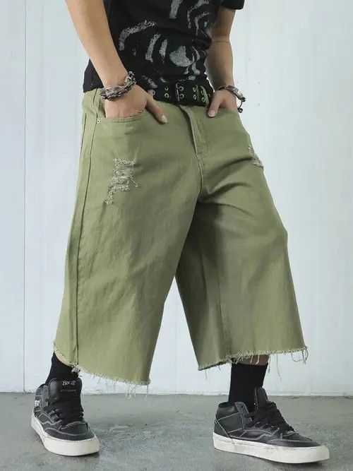 Jean Goth Cargo military jorts shorts Size US 34 / EU 50 - 1 Thumbnail