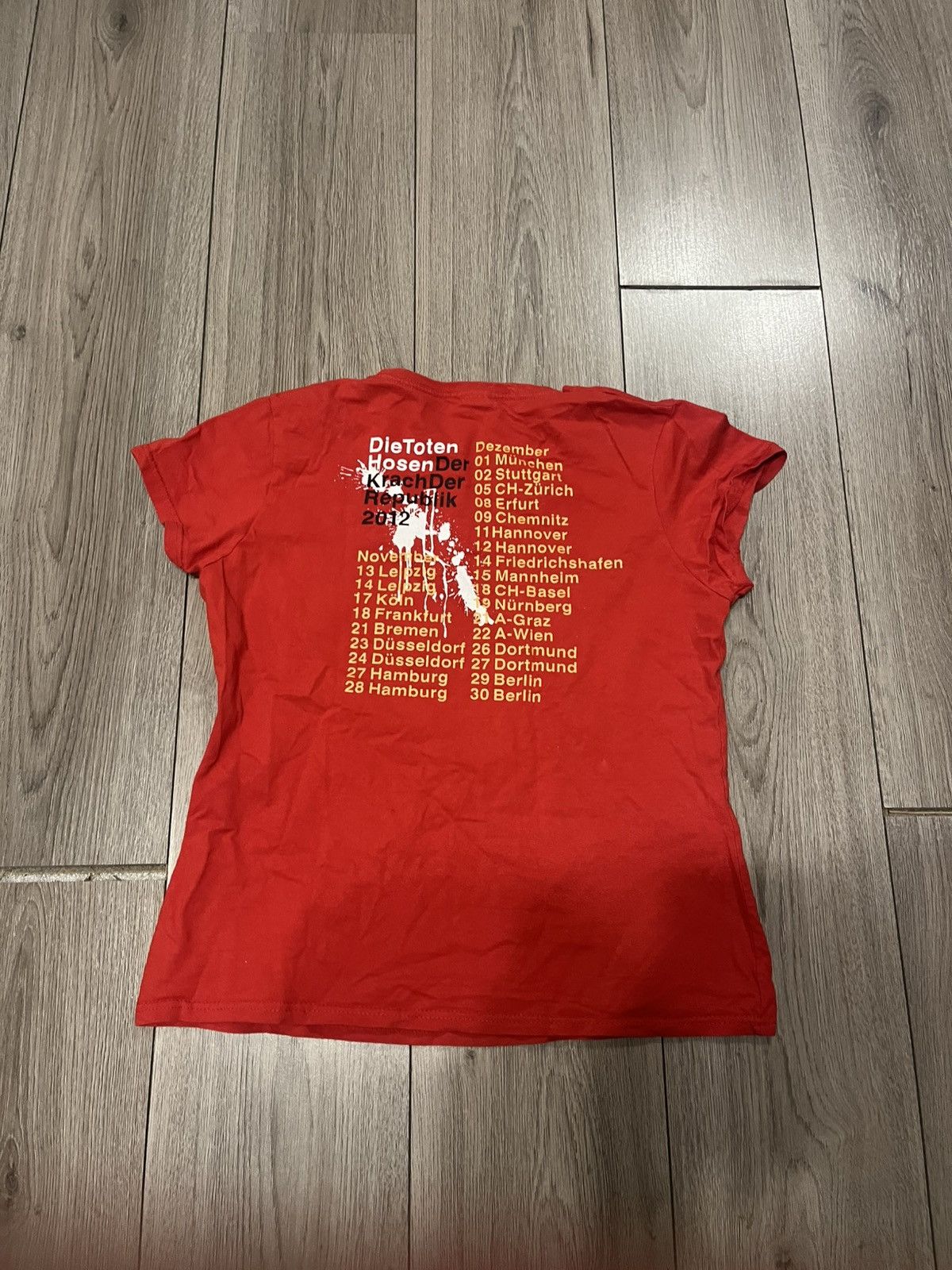 Fruit Of The Loom × Vintage Die Toten Hisen Fan T-Shirt Size XL / US 12-14 / IT 48-50 - 4 Thumbnail