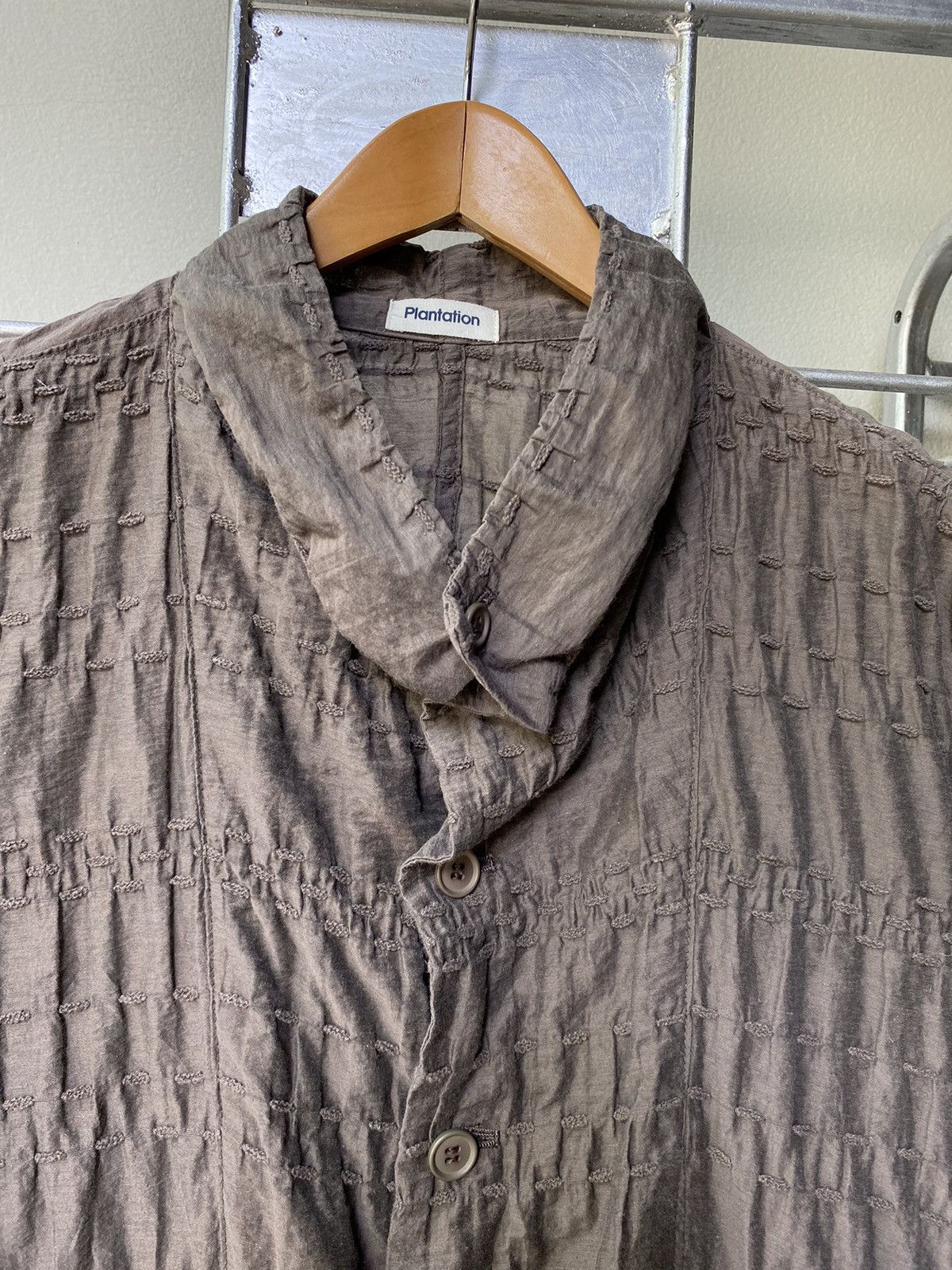Issey Miyake Plantation stitch brow shirt Size M / US 6-8 / IT 42-44 - 12 Thumbnail