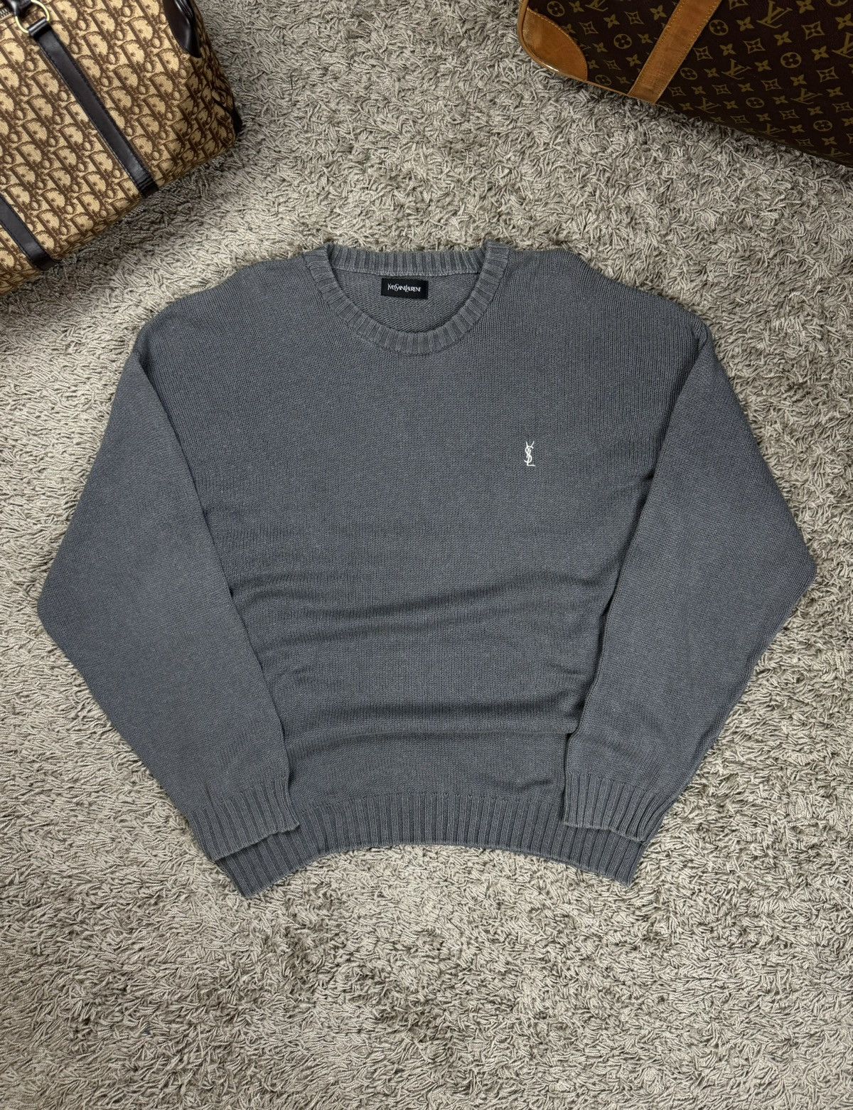 Vintage × Yves Saint Laurent Vintage sweater Yves Saint Laurent 90s original luxury item Size US XXL / EU 58 / 5 - 1 Thumbnail