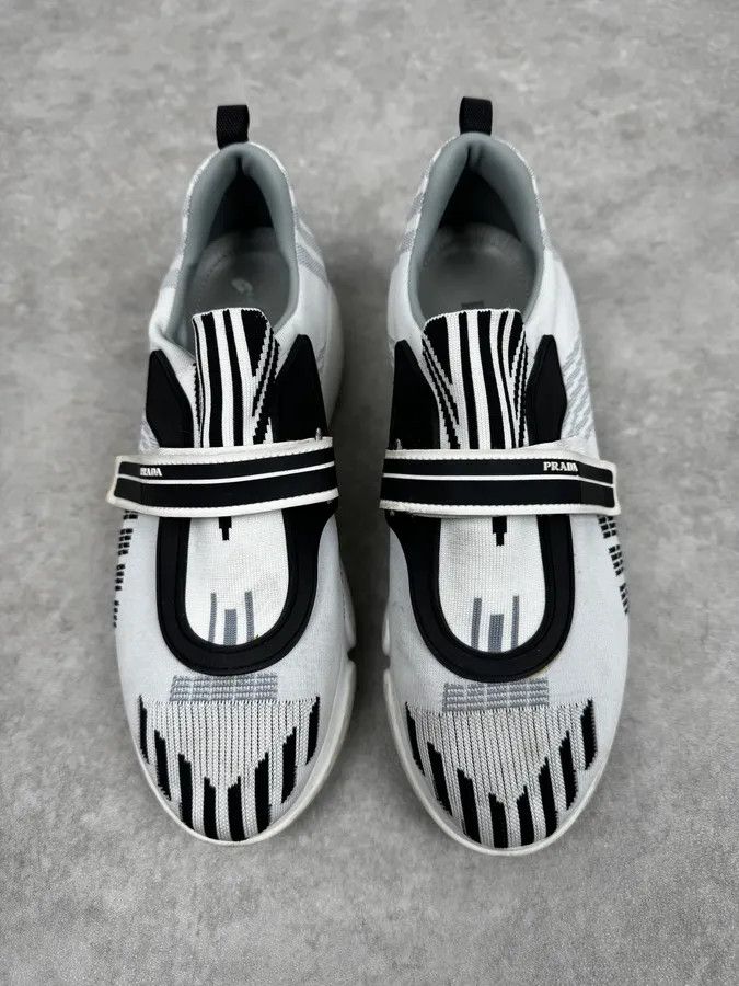 Prada Prada Black & White Cloudbust Sneakers Size US 6 / IT 36 - 3 Thumbnail