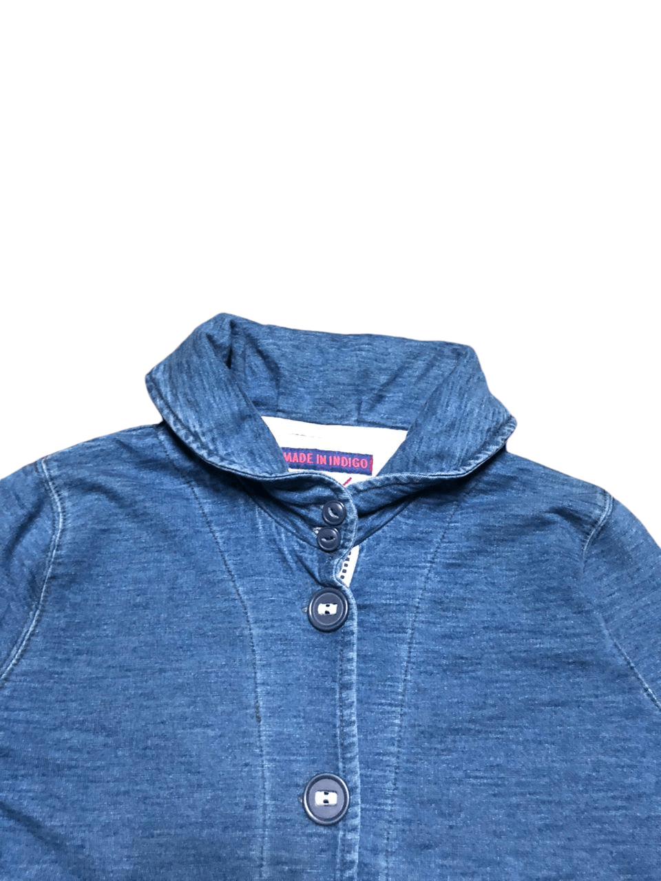 Japanese Brand Vintage Une Brisel Indigo Deck Made In Indigo Size S / US 4 / IT 40 - 8 Thumbnail