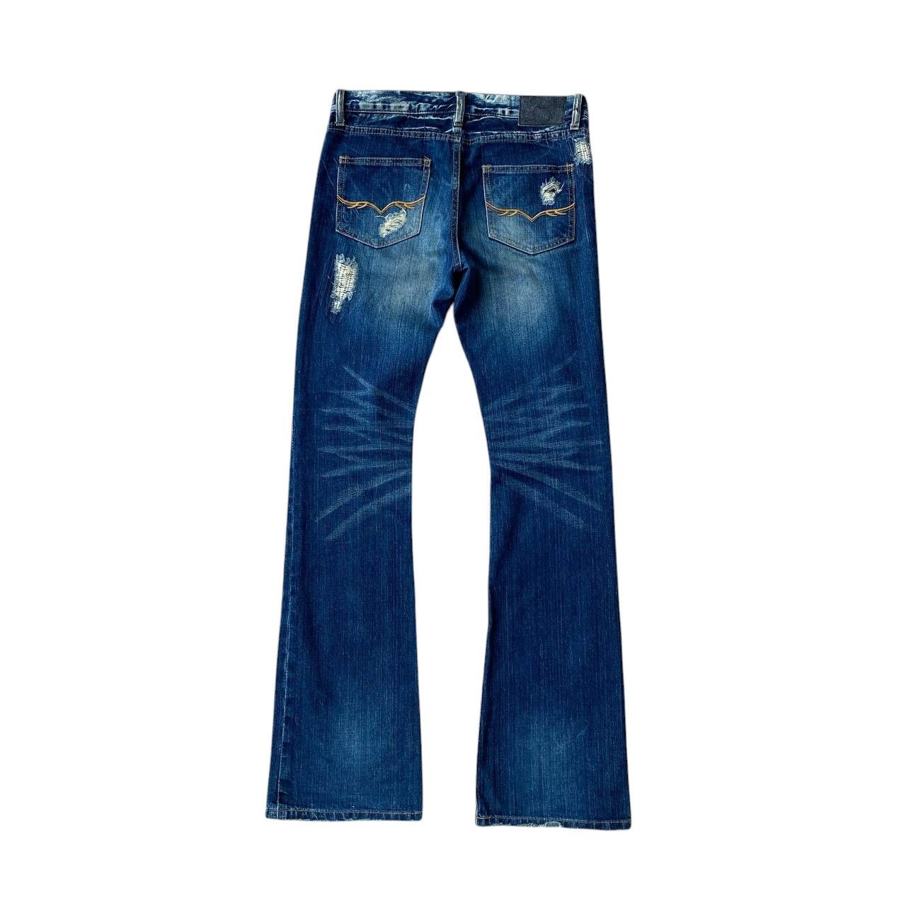 GOSTAR DE FUGA FLARED FUGA DISTRESSED DENIM BOOTCUT W29" Size US 30 / EU 46 - 8 Thumbnail