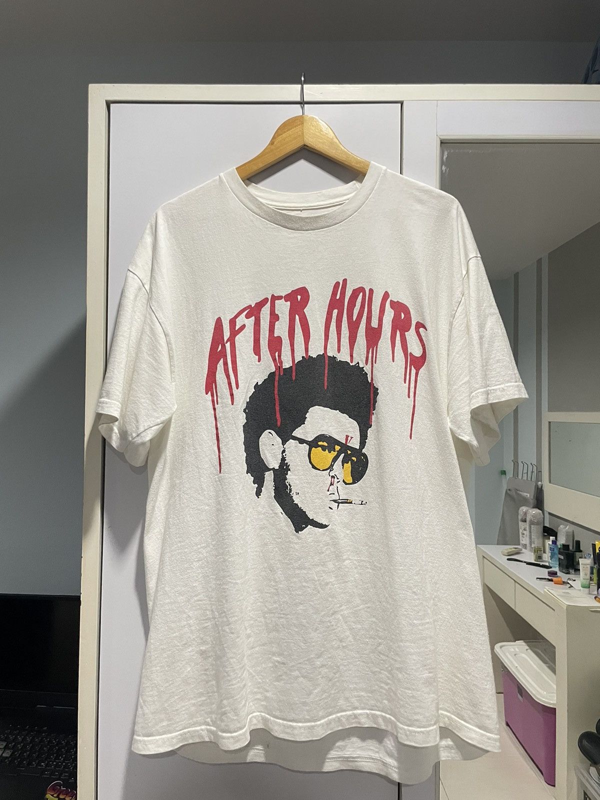 Image of The Weeknd x Vlone After Hours The Weekend in White, Men's (Size XL)