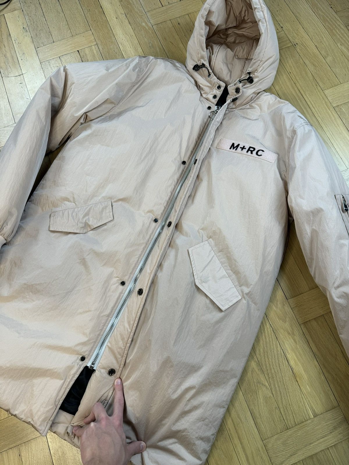 M+Rc Noir M+RC NOIR PUFFER PARKA BEIGE FW17 Size US M / EU 48-50 / 2 - 7 Thumbnail