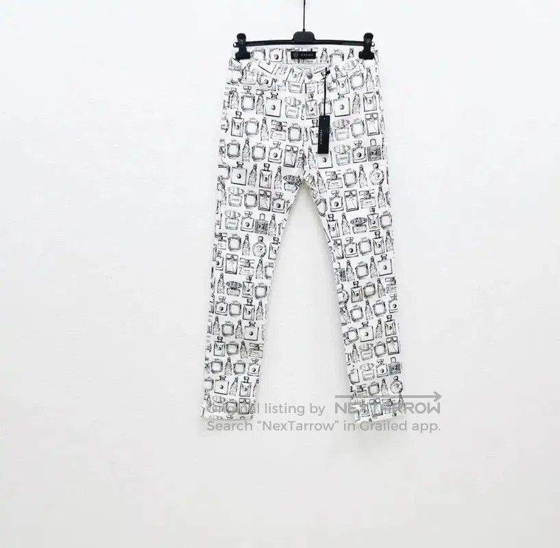 Versace Versace Men's Casual White Denim Pants . Size US 26 / EU 42 - 1 Thumbnail