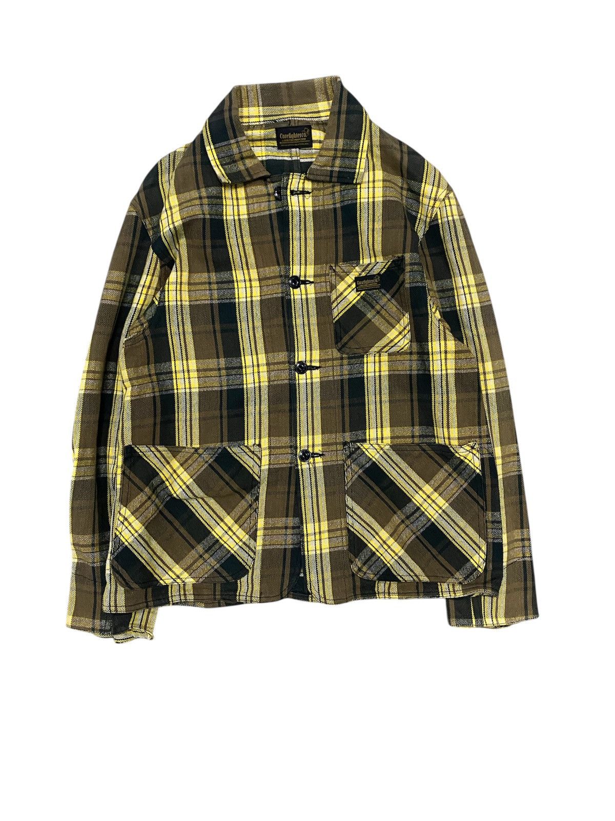 2000s Core Fighter Japan Flannel Jacket