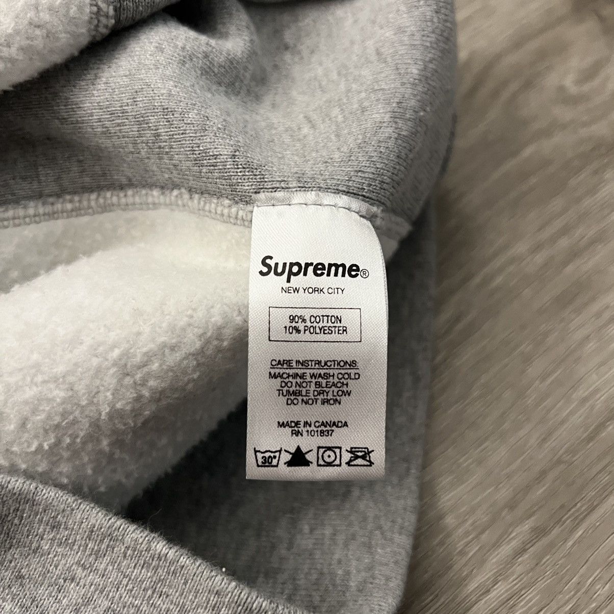 Supreme Supreme Box Logo Hoodie Grey/Orange FW17 Size US M / EU 48-50 / 2 - 9 Thumbnail