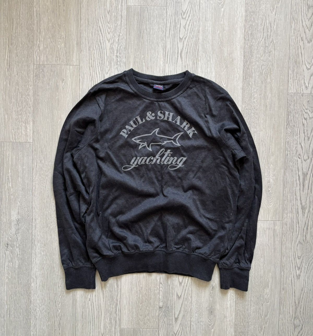 Designer × Paul & Shark × Vintage Italy Paul Shark Yachting Sweatshirt Cotton Size US M / EU 48-50 / 2 - 1 Thumbnail