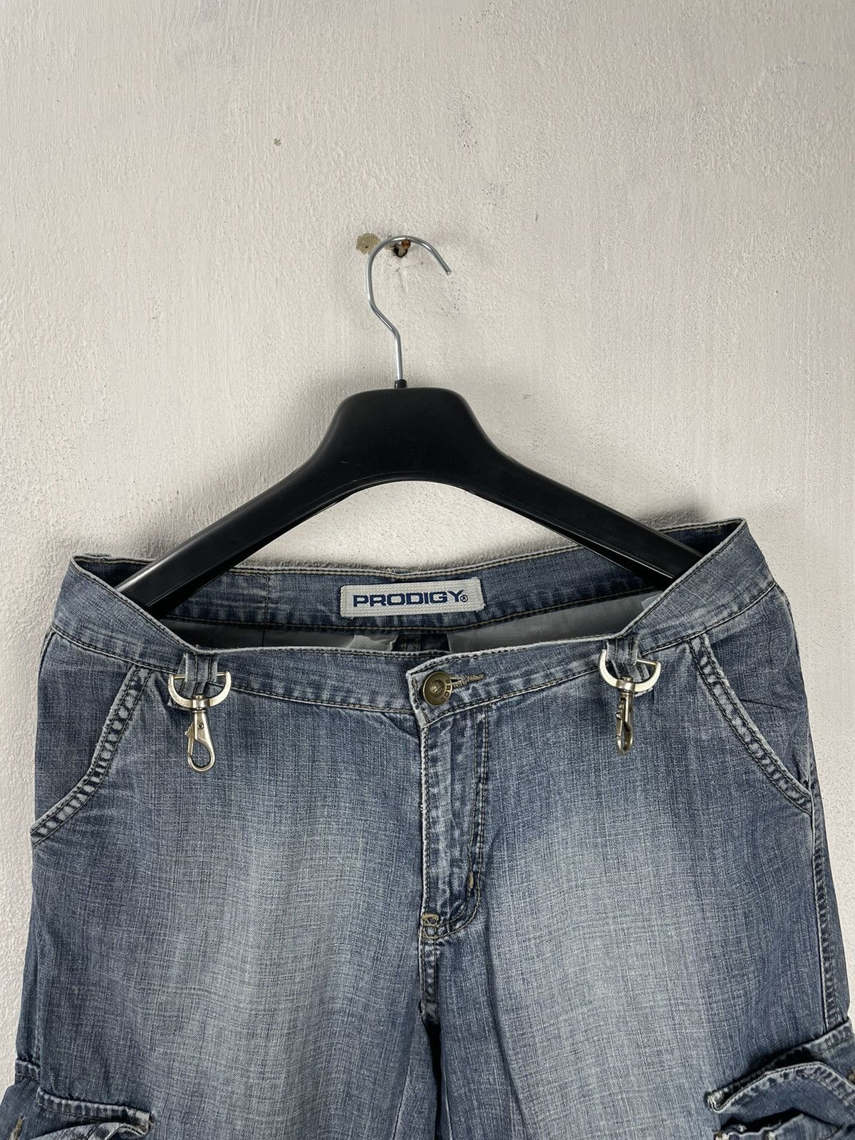 Japanese Brand × Vintage Crazy Prodigy Trapper jeans Y2K Avant-Garde Size US 32 / EU 48 - 5 Thumbnail