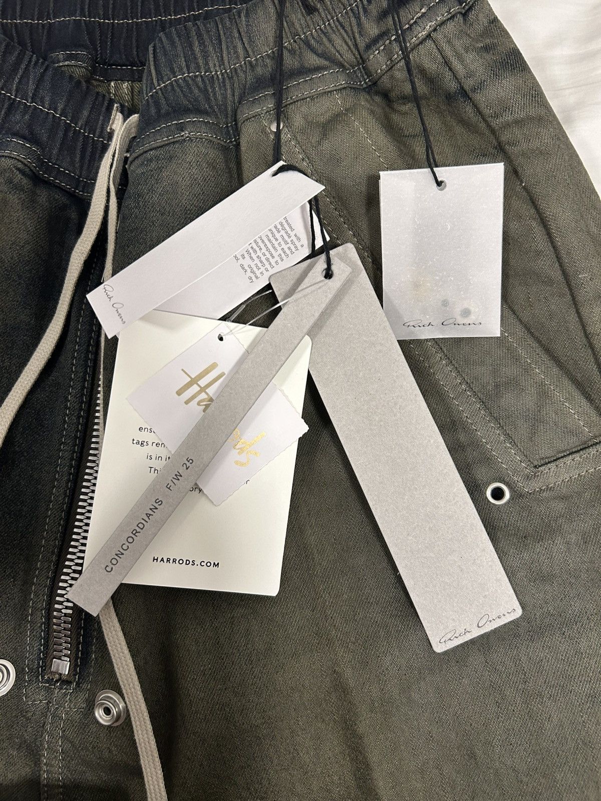 Rick Owens Rick Owens Concordians F/W 25 Mineral Wash Pants Size US 38 / EU 54 - 9 Thumbnail