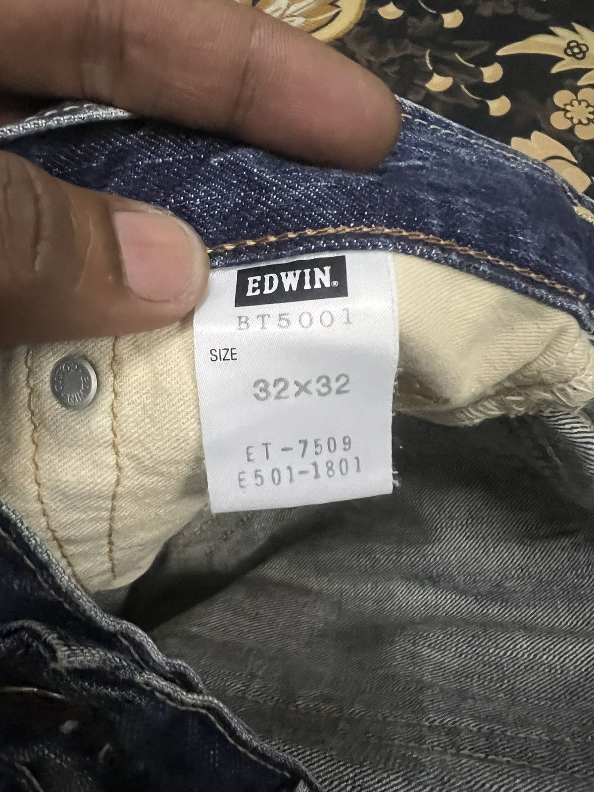 Japanese Brand FLARED🔥EDWIN 503 DISTRESSED DENI PANT Size US 34 / EU 50 - 8 Thumbnail