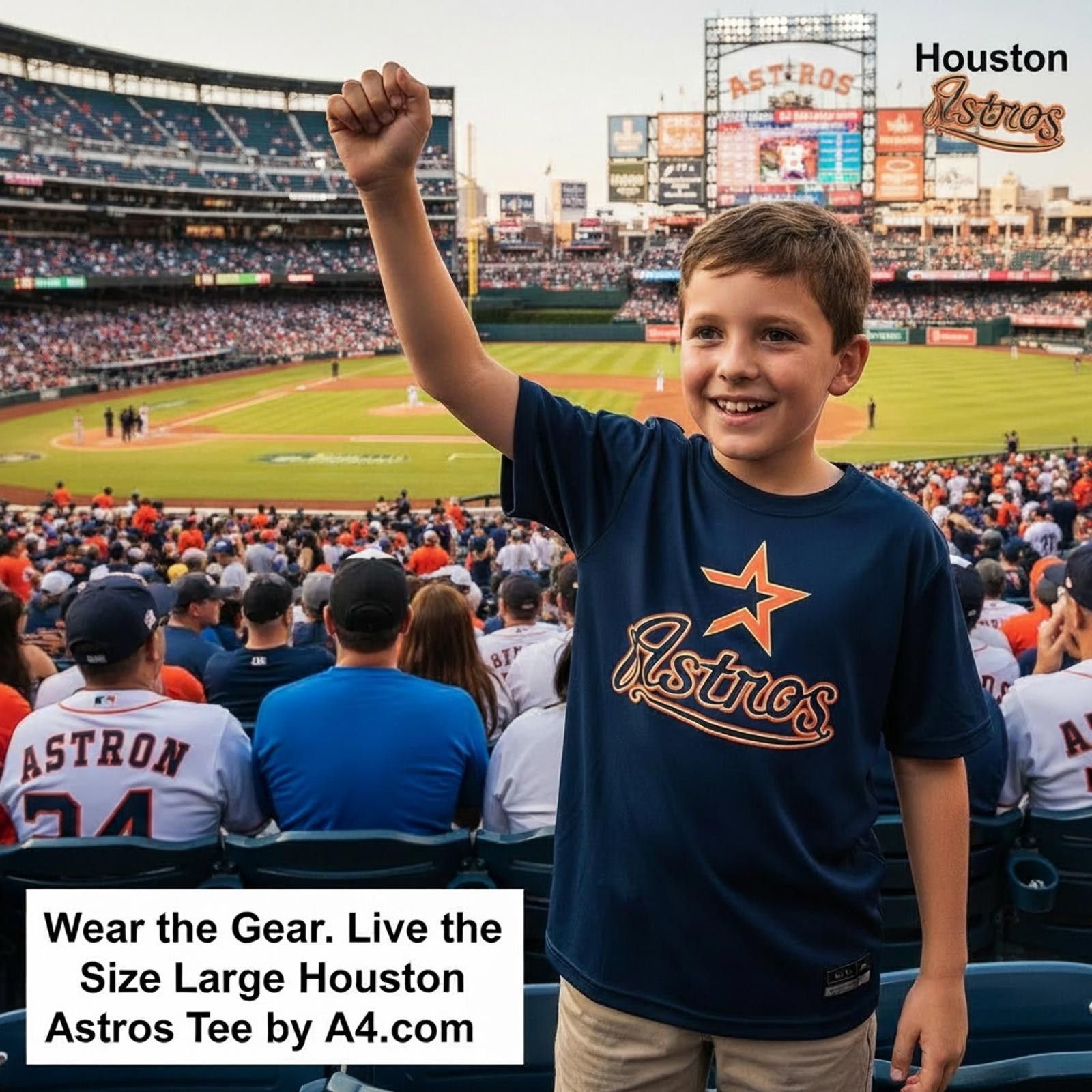 Other Houston Astros Youth T-Shirt Size Large Size US L / EU 52-54 / 3 - 1 Thumbnail