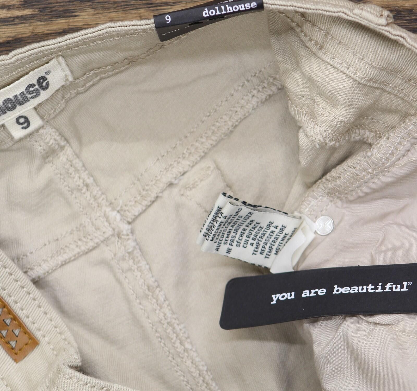 Other Nwt Dollhouse Wash Cropped Skinny Jeans Beige Brown 9 Size 30" / US 8 / IT 44 - 8 Thumbnail