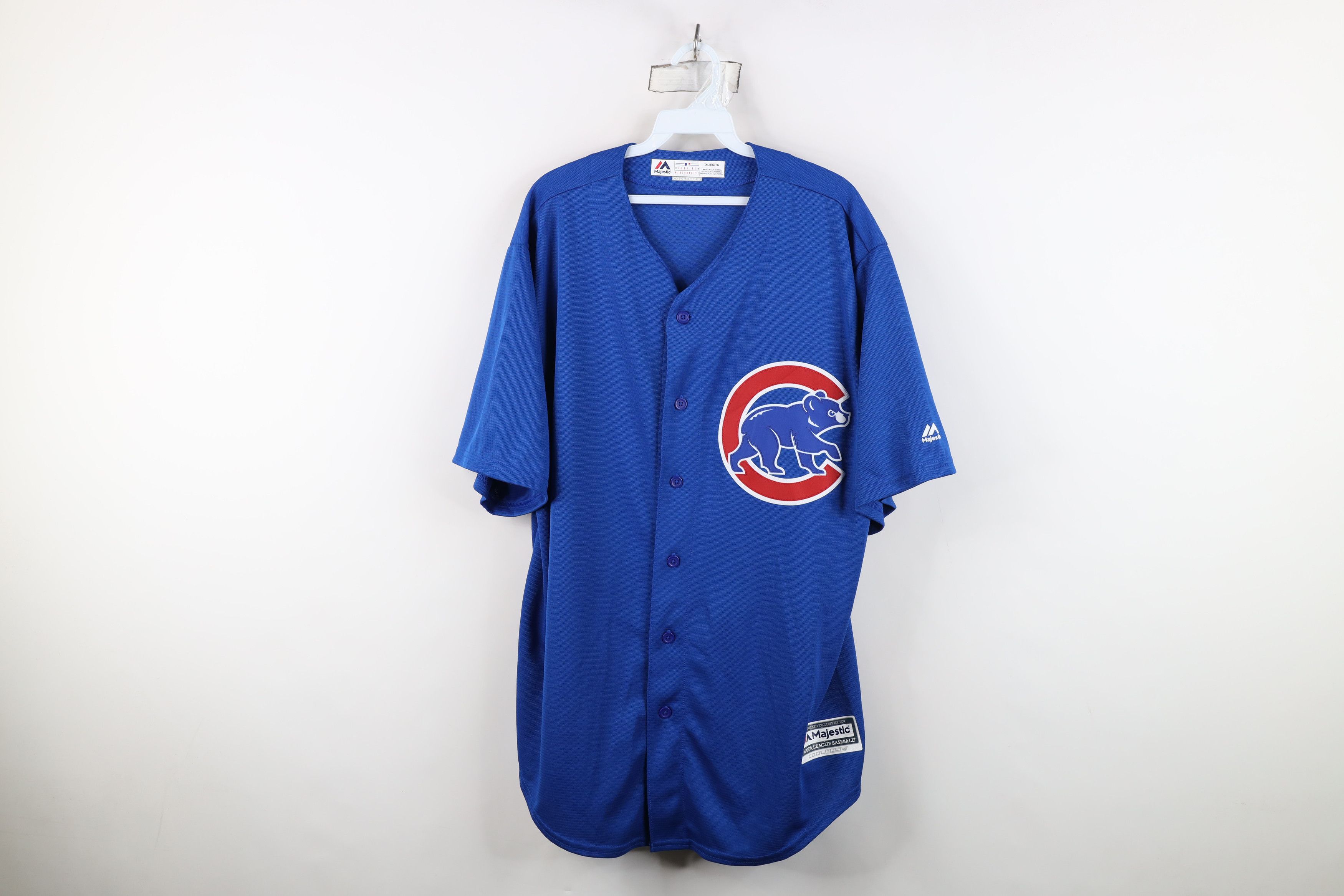 Majestic Majestic Base Chicago Cubs Baseball Jersey Blue Polyester Size US XL / EU 56 / 4 - 1 Thumbnail