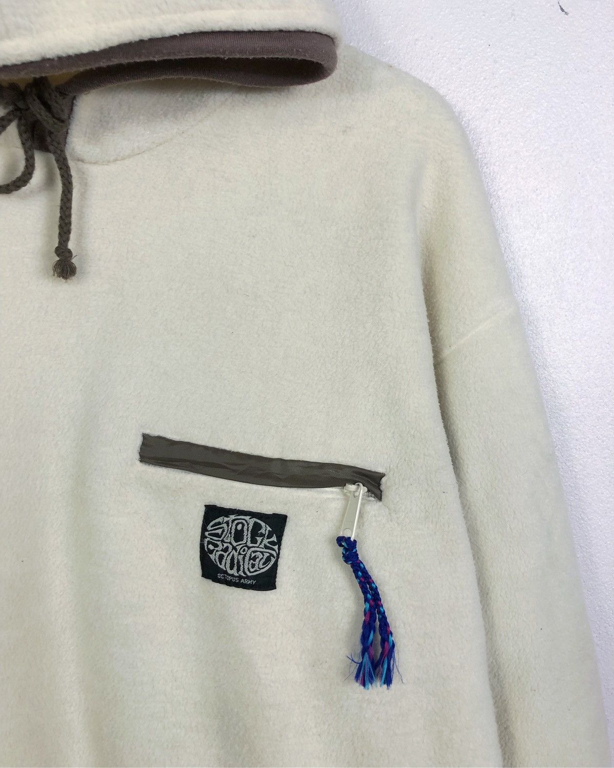 Japanese Brand Rare Vintage Octopus Army Fleece Hoodie Sweatshirt Size US M / EU 48-50 / 2 - 3 Thumbnail