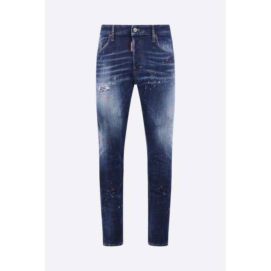 Dsquared2 DSQUARED2 Skater Blue Distressed Denim Jeans New & Authentic Size US 38 / EU 54 - 1 Thumbnail