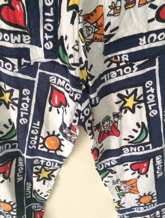 Jean Charles De Castelbajac Vintage Jean Charles De Castelbajac Printed Pants Size 26" / US 2 / IT 38 - 17 Thumbnail