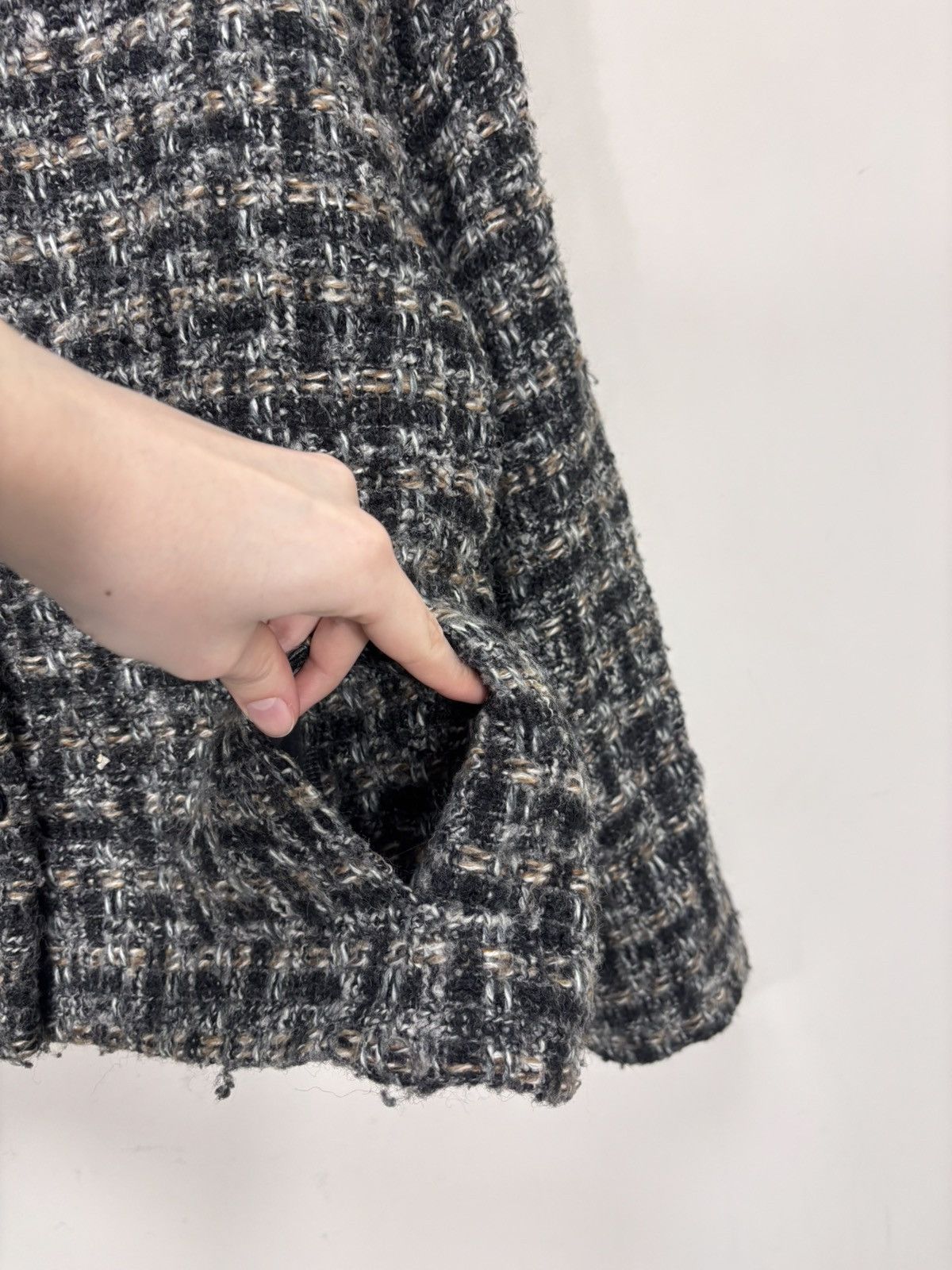 Other Vintage Weave Of The Irish Women’s Wool Blend Tweed Jacket Size L / US 10 / IT 46 - 10 Thumbnail