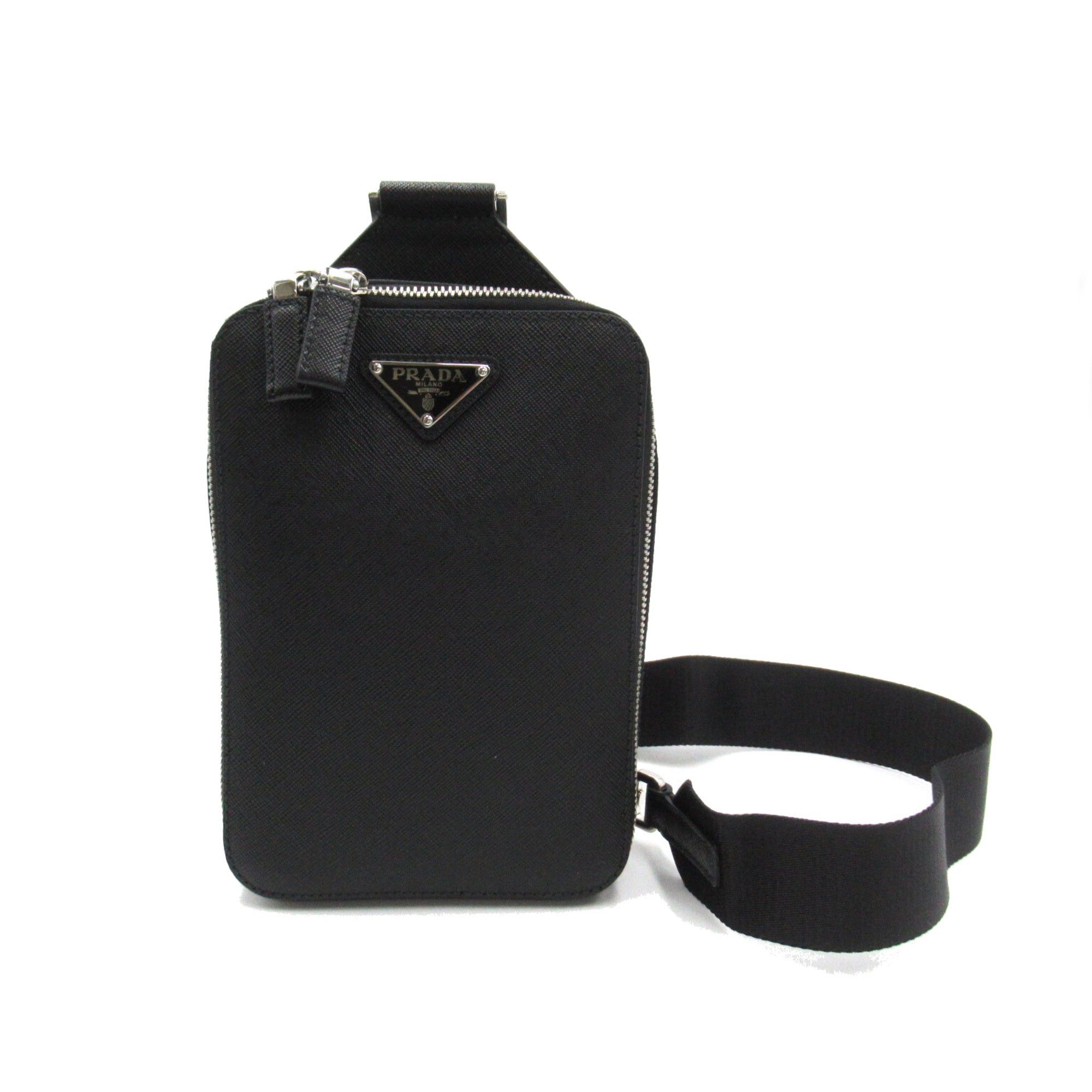 image of Prada Cross Body Bag Black Safiano Leather 2Vz1069Z2F0002, Women's