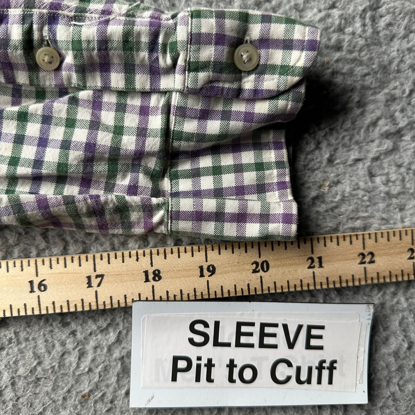 Ralph Lauren Ralph Lauren Gingham Check Button Down Shirt Men Large Green Size US L / EU 52-54 / 3 - 5 Thumbnail