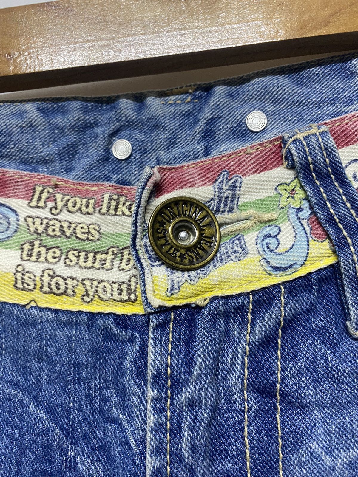 Designer × Japanese Brand Japanese Brand Beach Ocean Patches Denim Distressed Jeans Size 30" / US 8 / IT 44 - 11 Thumbnail