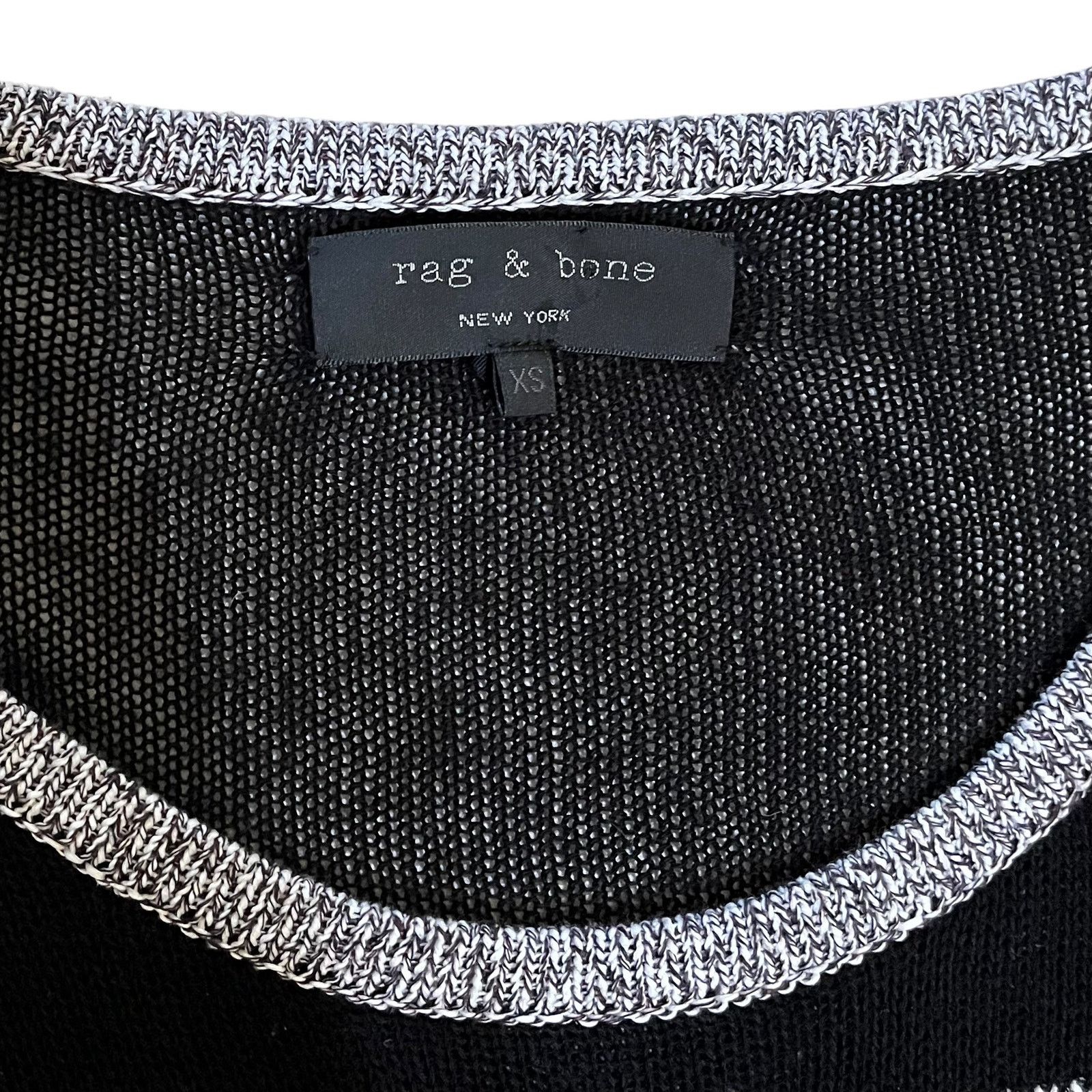 Rag & Bone Rag & Bone Azra Striped Knit Pullover Womem’s Sweater Size XS / US 0-2 / IT 36-38 - 4 Thumbnail