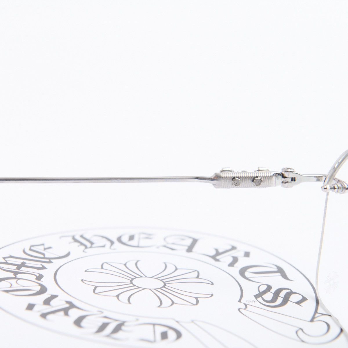 Chrome Hearts CHROME HEARTS FLUID BRUSHED SILVER GLASSES Size ONE SIZE - 5 Thumbnail