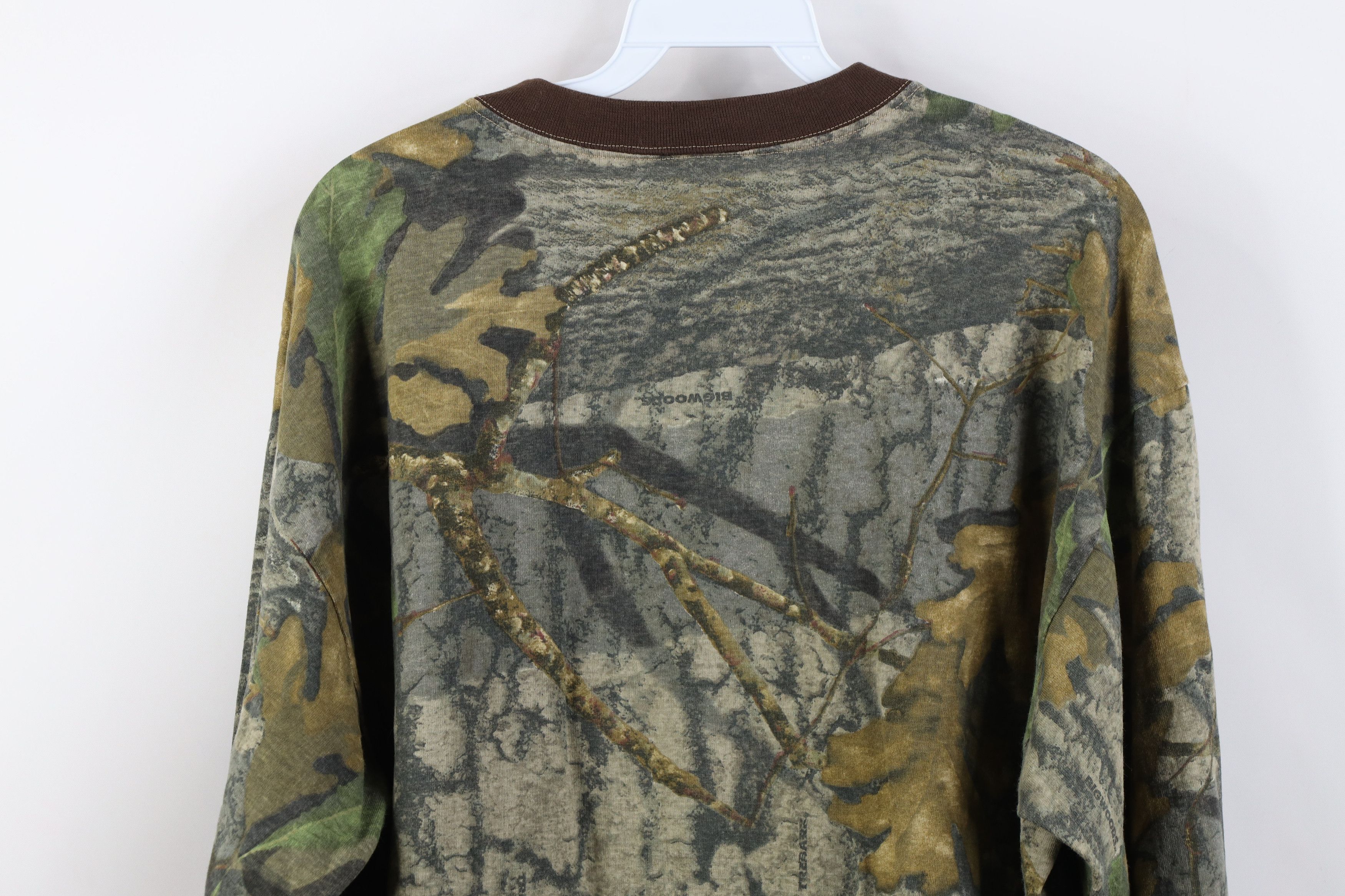 Vintage Vintage 90s Streetwear Camouflage Long Sleeve T-Shirt Cotton Size US XL / EU 56 / 4 - 10 Thumbnail