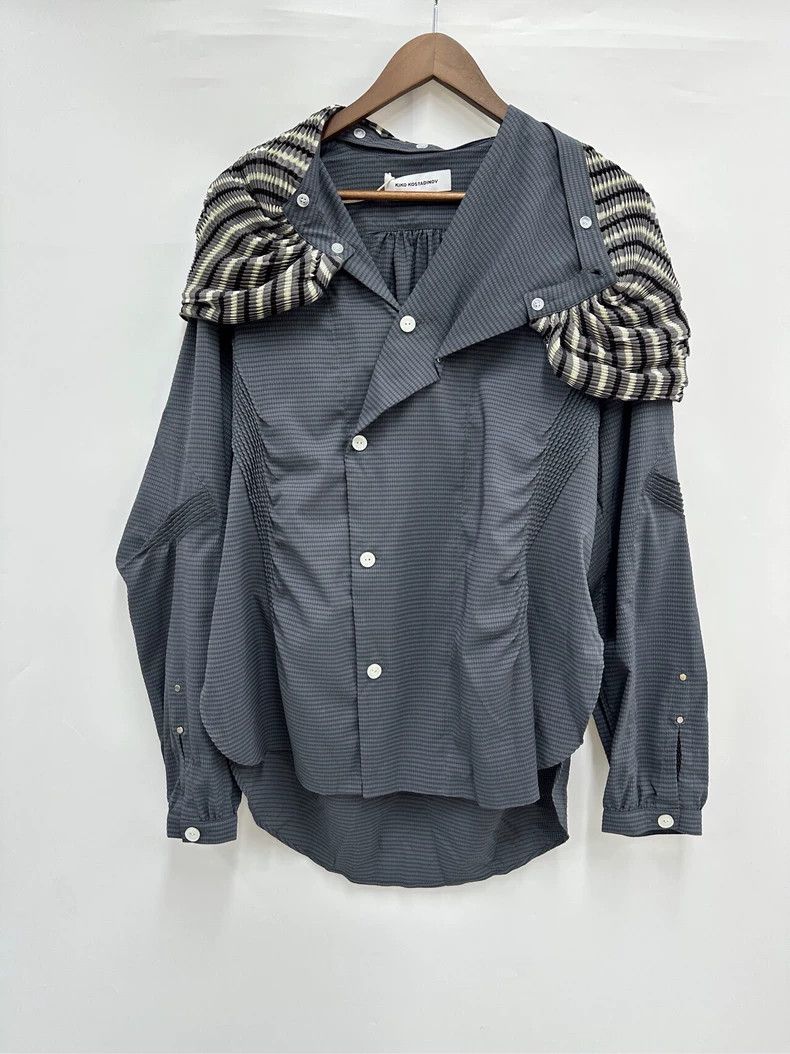 Kiko Kostadinov Kiko Kostadinov21ss anthonis shirt 00102021 Neck Scarf Shir Size US S / EU 44-46 / 1 - 1 Thumbnail