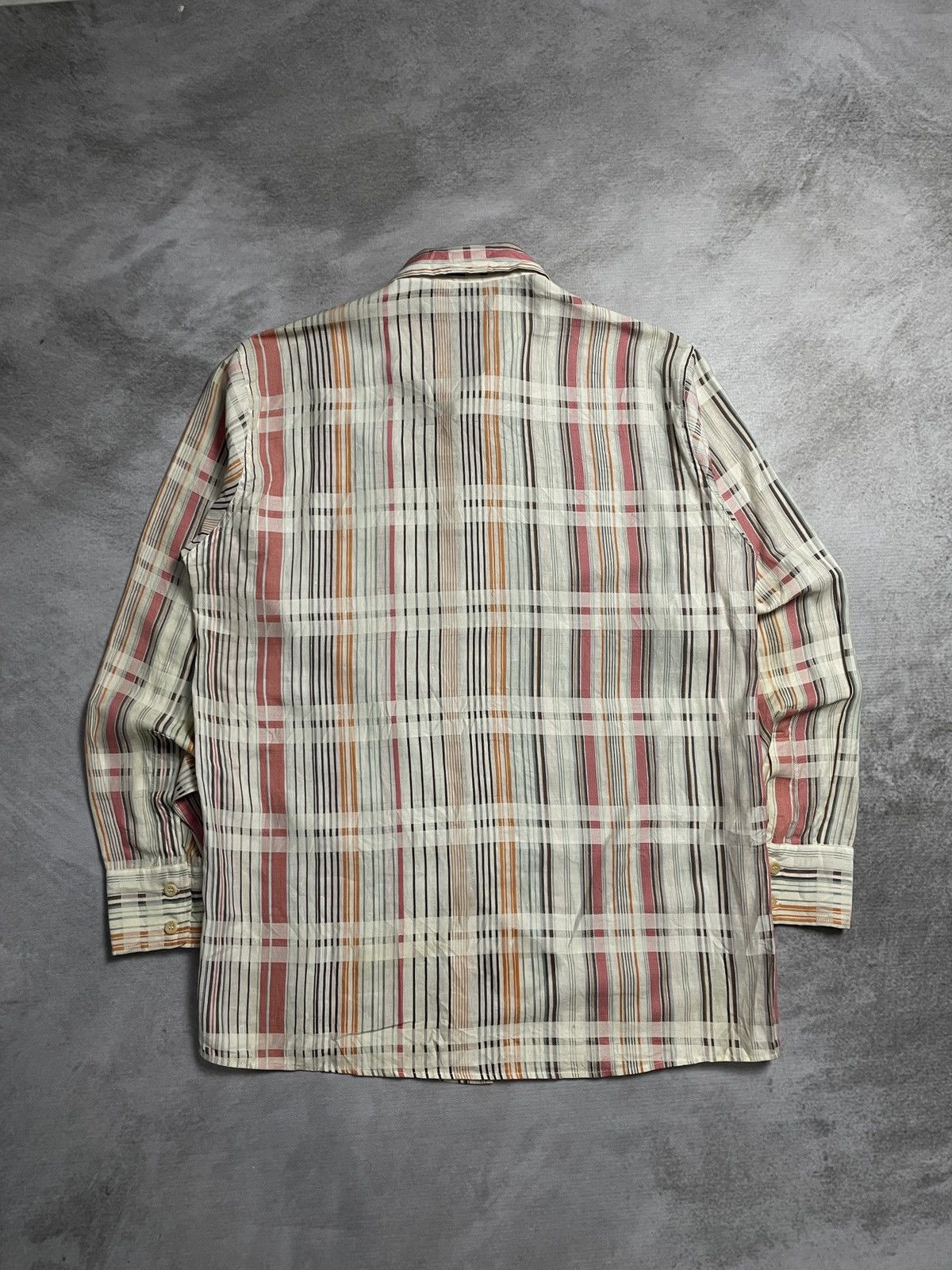 Missoni Missoni Abstract Multi Color Long Sleve Shirt Size US L / EU 52-54 / 3 - 11 Thumbnail